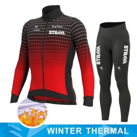 Thermal Rossi Fleece Cycling Suit (Option: I-XS)