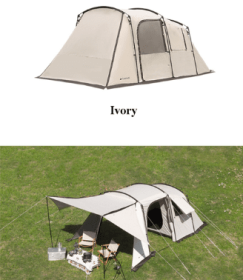 Land Wolf Large Space Tunnel Tent (Option: Ivory)
