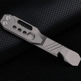 Titanium Alloy Multi-Purpose Crowbar (Option: Stone washed ash)