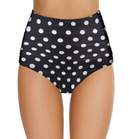 Women's Plus Size Swimming Shorts (Option: Dots-M)