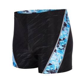 Five-point Mid-length Loose Men's Swimsuit (Option: Photo Color-6XL-3points)