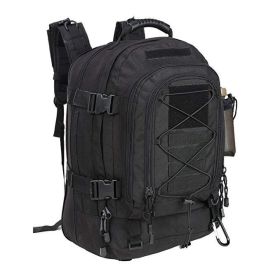 Outdoor Multi-Function Mountaineering Backpack (Color: Black)
