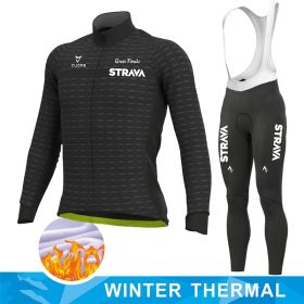 Thermal Rossi Fleece Cycling Suit (Option: E-5XL)