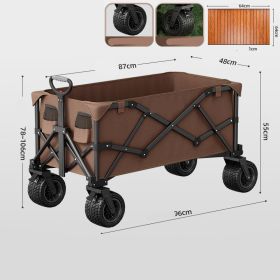 Outdoor Foldable Camping Cart (Option: Gather the light coffee table)