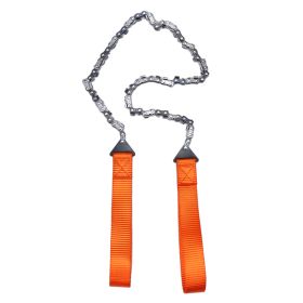 24 inch Portable Hand Chain Saw (Option: 33teeth orange)