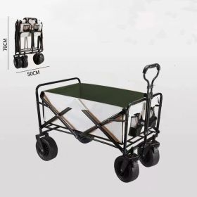 Outdoor Folding Gathering Trolley (Color: Green)