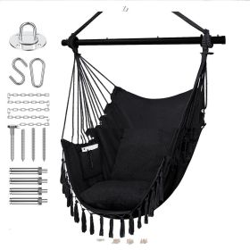 Reinforced Iron Pipe Hanging Chair (Option: Black-Metal fittings)