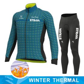 Thermal Rossi Fleece Cycling Suit (Option: J-5XL)