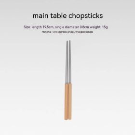 Outdoor Folding Dining Set (Option: 1Main dining chopsticks)