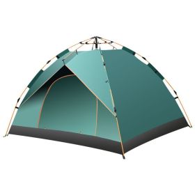 Outdoor Double-Decker Automatic Tent (Option: Dark green-2to3people and moistureproof)