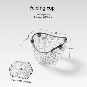 Outdoor Folding Dining Set (Option: 1Folding water cup)