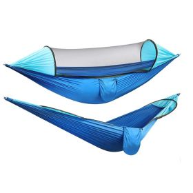 Automatic Speed Open Hammock (Color: Blue)