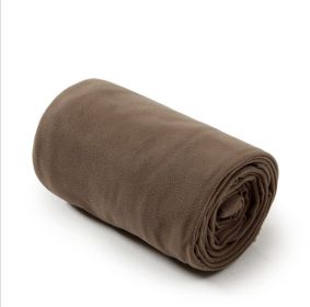 Ultra-light Polar Fleece Sleeping Bag (Color: Coffee)