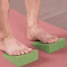 Yoga Foam Wedge Slanting Board (Option: Green Medium Size pair)