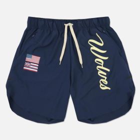 Casual Running Men's Shorts (Option: Navy Blue-M)
