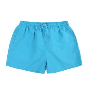 Men's Swim Trunks (Option: Sky Blue-M)
