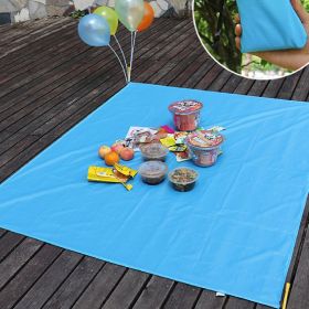 Ultra-Light Pocket Waterproof Picnic Mat (Option: Sky Blue-110x150cm)