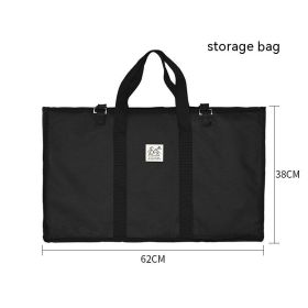 Camping Folding Small Steel Table (Option: Storage bag)