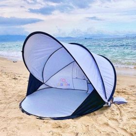 Full-automatic Folding Beach Tent (Option: Silver-No Tide cushion)