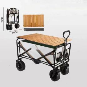 Outdoor Folding Gathering Trolley (Color: White)