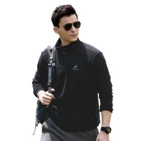 Jacket Liner Pullover Fleece (Option: Black-2XL)
