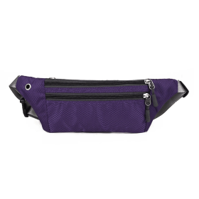 Waterproof Fanny Pack (Color: Purple)