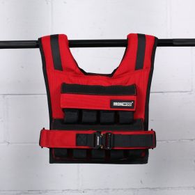 Chris Iron Block Fitness Weight Vest (Option: New 18kg red)