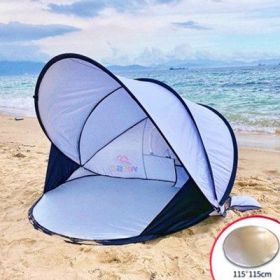 Full-automatic Folding Beach Tent (Option: Silver-Tide cushion)