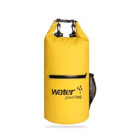 PVC Mesh Waterproof Bag (Option: Yellow-20L)