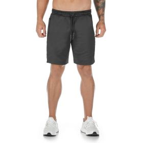 New Muscle Workout Brothers Fitness Shorts (Option: Black Without LOGO-XL)