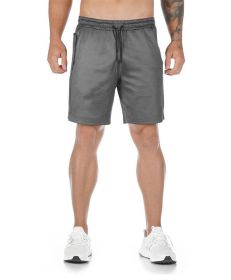 New Muscle Workout Brothers Fitness Shorts (Option: Gray Without LOGO-L)