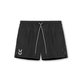 Muscle Workout Training Wear Shorts (Option: Black-L)