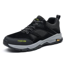 Men's Outdoor Hiking Shoes (Option: Black-47)
