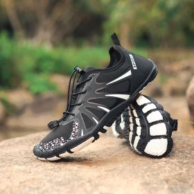 Outdoor Breathable Waterproof Shoes - M/W (Option: 2026 Black And White-38)