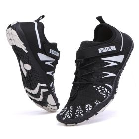 Outdoor Breathable Waterproof Shoes - M/W (Option: 2029 Black And White-40)