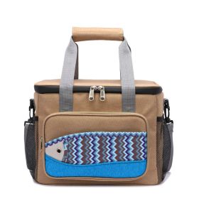 EVA Insulation Cooler Bag (Option: Medium A434 Khaki)