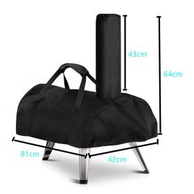Portable Waterproof Oven Dust Cover (Option: Koda 16 81x42x64CM-Black)