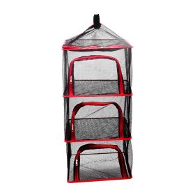 Outdoor Folding Square Hanging Storage (Option: Red-39x39x100cm)