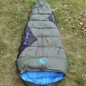 Outdoor Sleeping Bag (Option: 2500kg Army Green-230x80x50cm)