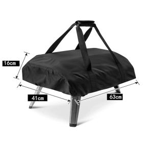 Portable Waterproof Oven Dust Cover (Option: Code 12 63x41x16CM-Black)
