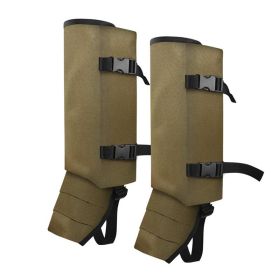 Camouflage Anti-snake Bite Shoe Cover (Color: Khaki)