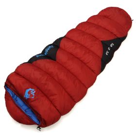 Outdoor Sleeping Bag (Option: 1500g Red-230x80x50cm)
