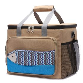 EVA Insulation Cooler Bag (Option: Large A436 Khaki)