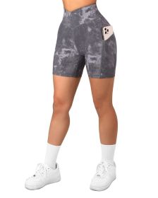 Women's Cross Sports Nylon Shorts (Option: Black Tie Dye-XS)