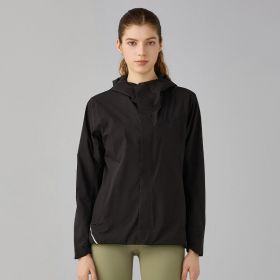 Wool Lined Soft Shell Windproof Jacket (Option: Black-M)