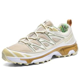 Cotton Mesh Sneakers (Option: Vanilla Color-39)