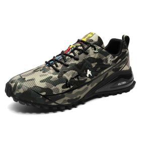 Men's Air Cushion Off-road Running Shoes (Option: Camouflage-40)