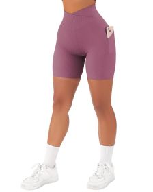 Women's Cross Sports Nylon Shorts (Option: Dark Purple-XS)