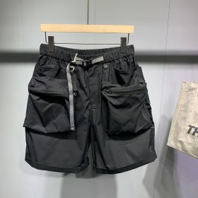 Loose Workwear Men's Shorts (Option: Black-2XL 73to80kg)