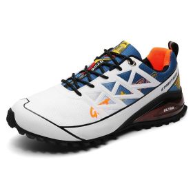 Men's Air Cushion Off-road Running Shoes (Option: Ice Blue-43)